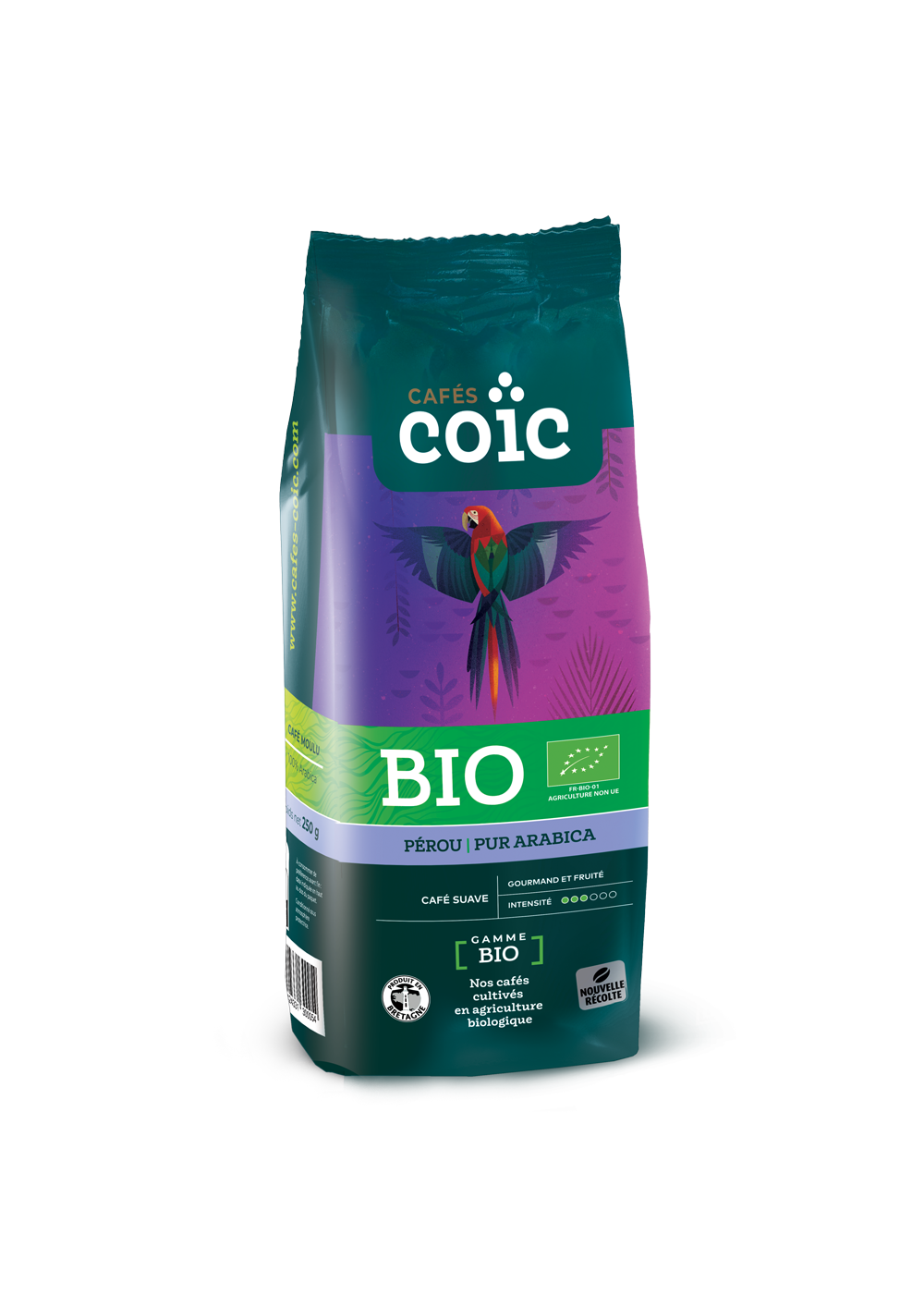 Café Pérou Bio, 250 gr Moulu