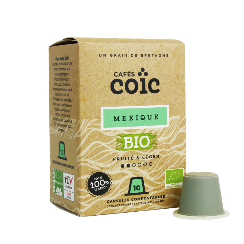 Café Bio Mexique en capsules compostables